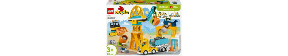 LEGO DUPLO Plac budowy z pojazdami 3 w 1 10476