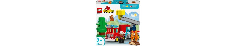 LEGO DUPLO Wóz strażacki z wężem i strażakiem 10473