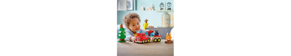 LEGO DUPLO Wóz strażacki z wężem i strażakiem 10473