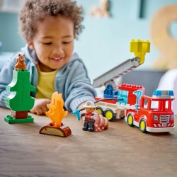 LEGO DUPLO Wóz strażacki z wężem i strażakiem 10473
