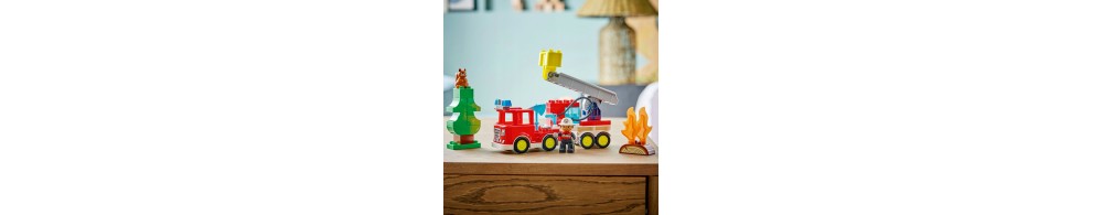LEGO DUPLO Wóz strażacki z wężem i strażakiem 10473