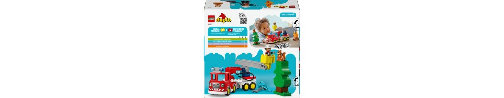 LEGO DUPLO Wóz strażacki z wężem i strażakiem 10473