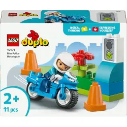 LEGO DUPLO Niebieski motocykl policyjny dla dzieci 10471