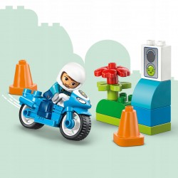 LEGO DUPLO Niebieski motocykl policyjny dla dzieci 10471