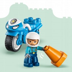 LEGO DUPLO Niebieski motocykl policyjny dla dzieci 10471