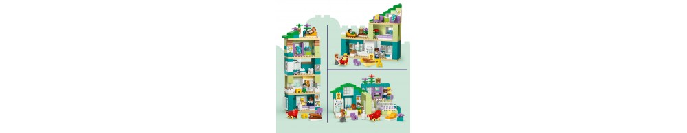 LEGO DUPLO Nowoczesny dom rodzinny 3 w 1 z figurkami 10470