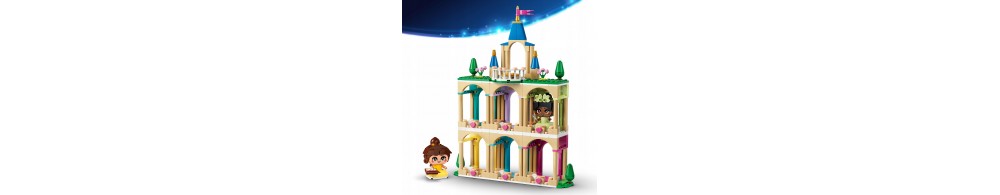 LEGO Disney Princess Mała Bella i Tiana z zamkiem 43291
