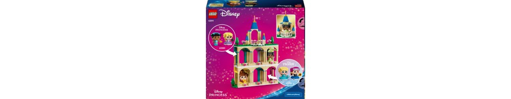 LEGO Disney Princess Mała Bella i Tiana z zamkiem 43291