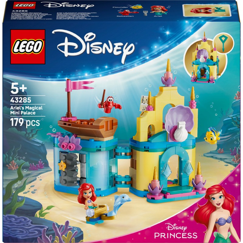 LEGO Disney Princess Magiczny minipałac Arielki 43285