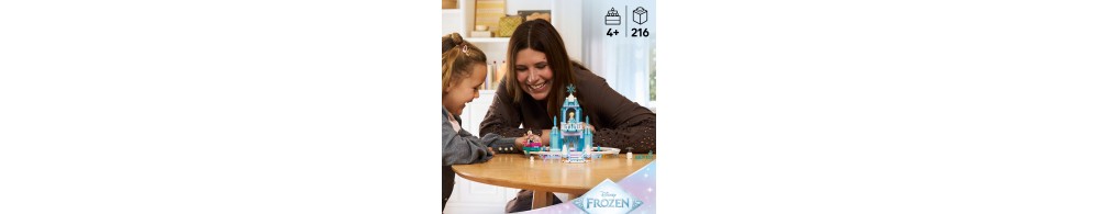 LEGO Disney Kraina lodu Lodowy zamek Elzy i śnieżna przejażdżka 43281