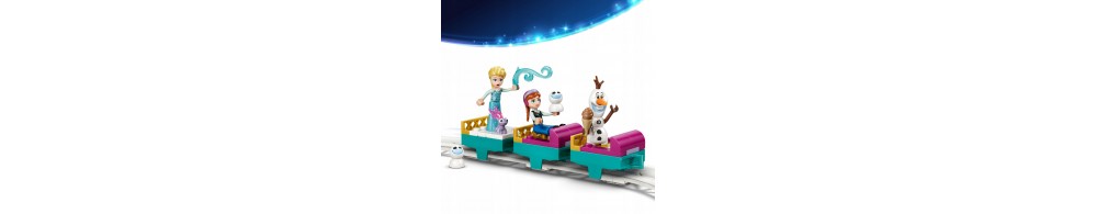 LEGO Disney Kraina lodu Lodowy zamek Elzy i śnieżna przejażdżka 43281