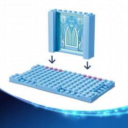 LEGO Disney Kraina lodu Lodowy zamek Elzy i śnieżna przejażdżka 43281