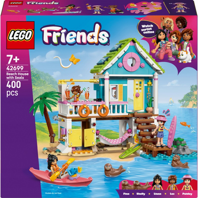 LEGO Friends Domek na plaży z fokami 42699