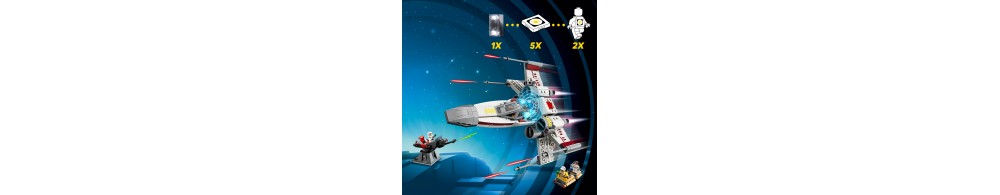 LEGO Star Wars SMART Play X-Wing Czerwona Piątka Luke’a 75423