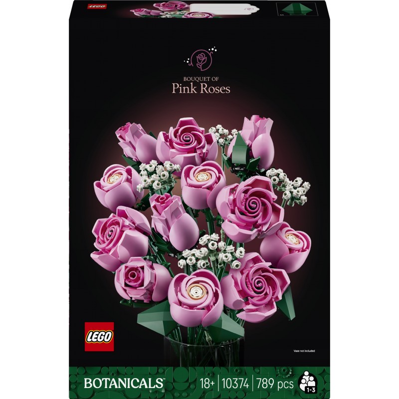 LEGO Botanicals Bukiet różowych róż 10374