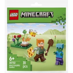 LEGO Minecraft Potyczka Alex przy ognisku 30732