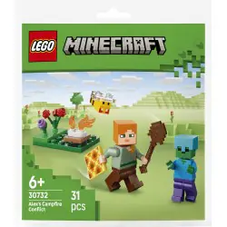 LEGO Minecraft Potyczka Alex przy ognisku 30732