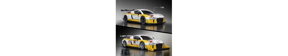 Mattel Brick Shop Klocki Hot Wheels Elite Series 15 Audi R8 LMS JFT18