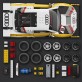 Mattel Brick Shop Klocki Hot Wheels Elite Series 15 Audi R8 LMS JFT18
