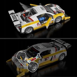 Mattel Brick Shop Klocki Hot Wheels Elite Series 15 Audi R8 LMS JFT18