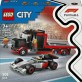 LEGO City Ciężarówka F1 z bolidem Audi F1 60493
