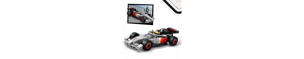 LEGO City Ciężarówka F1 z bolidem Audi F1 60493