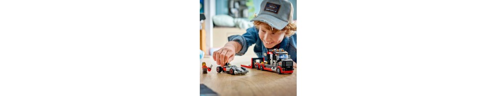 LEGO City Ciężarówka F1 z bolidem Audi F1 60493
