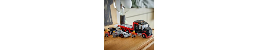 LEGO City Ciężarówka F1 z bolidem Audi F1 60493