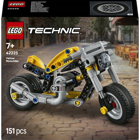 LEGO Technic Żółty motocykl 42225