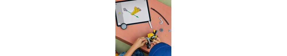 LEGO Technic Żółty motocykl 42225