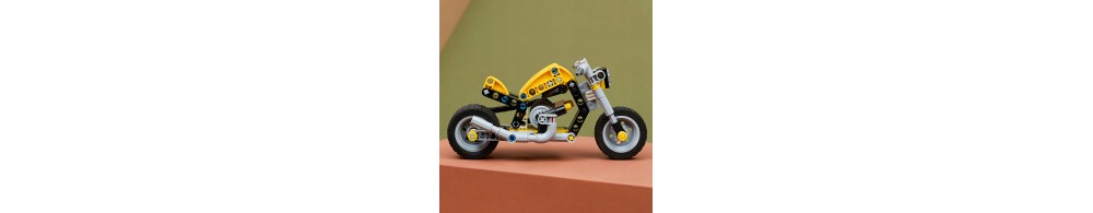 LEGO Technic Żółty motocykl 42225