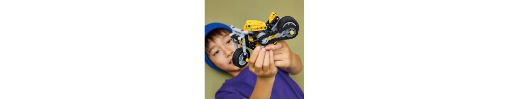LEGO Technic Żółty motocykl 42225