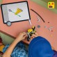 LEGO Technic Żółty motocykl 42225