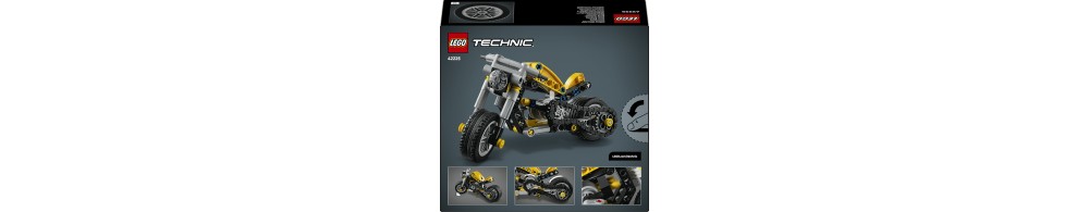 LEGO Technic Żółty motocykl 42225