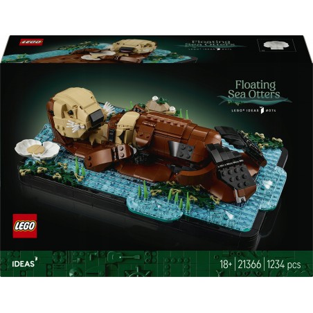 LEGO Ideas Pływające wydry 21366
