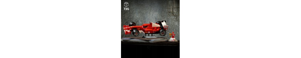 LEGO Icons Ferrari F2004 i Michael Schumacher, bolid F1 11375