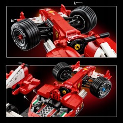 LEGO Icons Ferrari F2004 i Michael Schumacher, bolid F1 11375