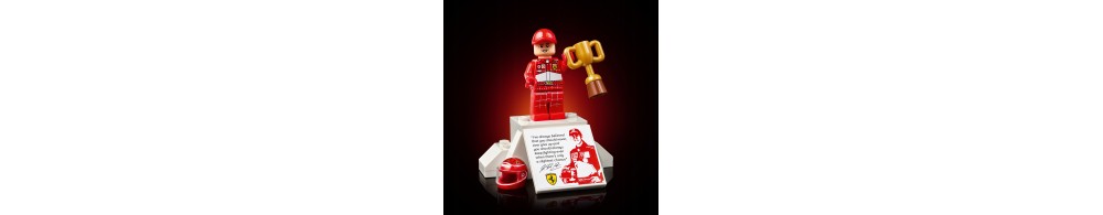LEGO Icons Ferrari F2004 i Michael Schumacher, bolid F1 11375