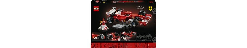 LEGO Icons Ferrari F2004 i Michael Schumacher, bolid F1 11375