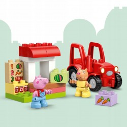 LEGO DUPLO Świnka Peppa Ciągnik i rynek 10468