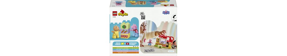 LEGO DUPLO Świnka Peppa Ciągnik i rynek 10468