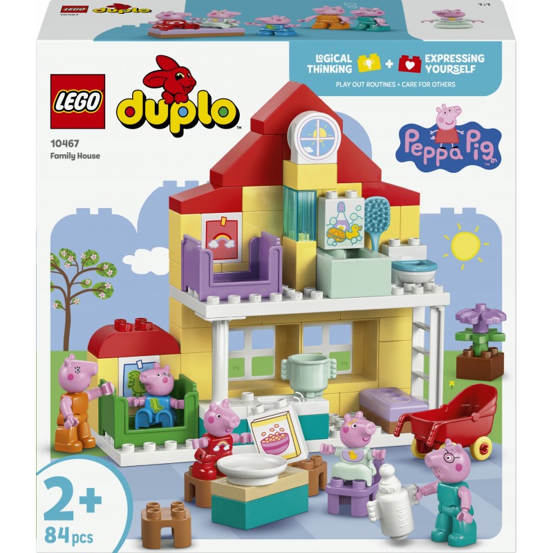 LEGO DUPLO Świnka Peppa Dom rodzinny 10467