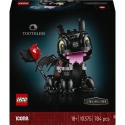 LEGO Icons Jak wytresować smoka: Szczerbatek 10375