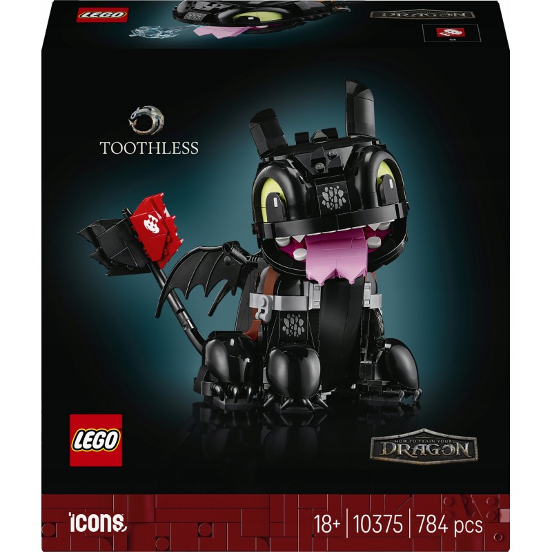 LEGO Icons Jak wytresować smoka: Szczerbatek 10375