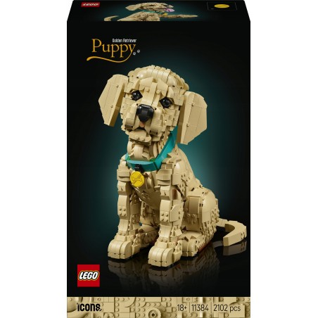 LEGO Icons Szczeniak golden retriever 11384