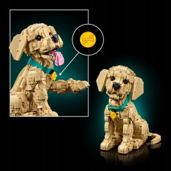 LEGO Icons Szczeniak golden retriever 11384