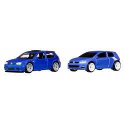 Hot Wheels Premium Car Culture 2-pak VW Golf R32 + VW Golf Mk7 JHW49