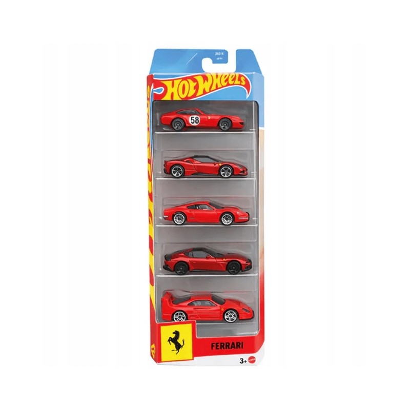 Hot Wheels Ferrari 5-pak JLN12