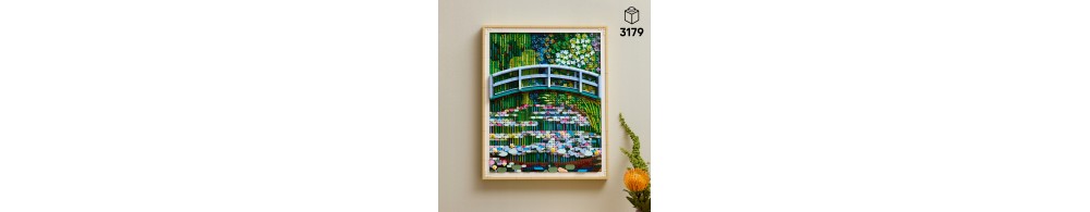 LEGO Art Claude Monet - Most nad stawem z liliami wodnymi 31220