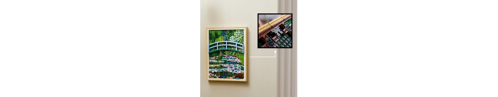 LEGO Art Claude Monet - Most nad stawem z liliami wodnymi 31220